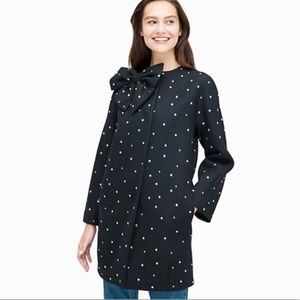Kate Spade Rhinestone Bow Dorothy Coat